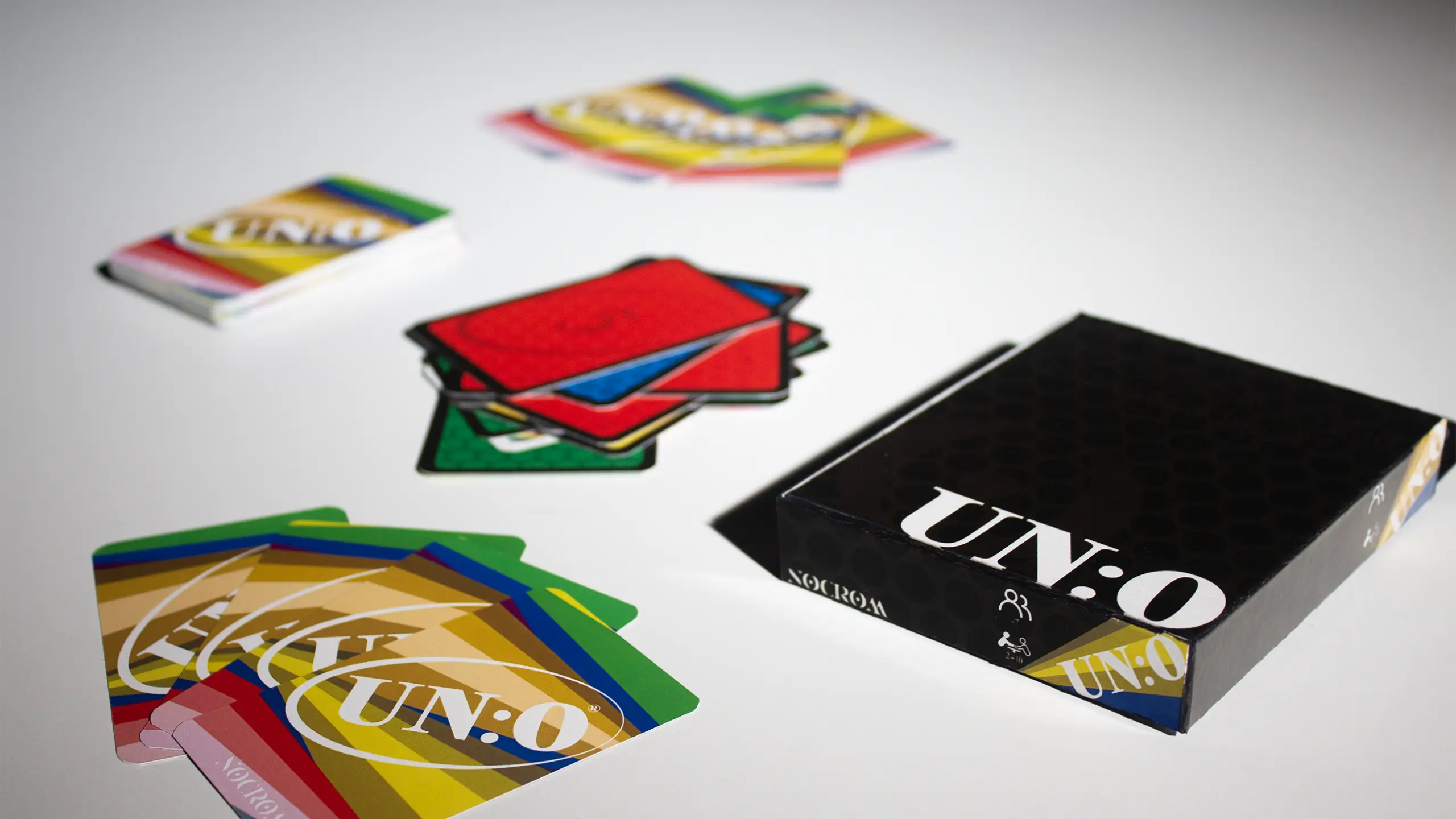 Presentación de la baraja de NOCROM preparado para el juego